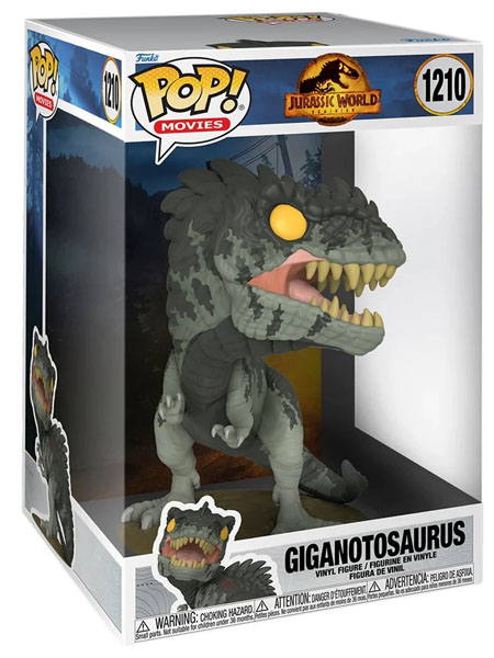 Funko POP #1210 Jurassic World Dominion Giganotosaurus 10 Inch Figure